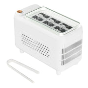 Compact RV Refrigerator with 12‑Cube Ice Maker – 12V Vehicle Power, Auxiliary Defrost Strip for Fast Ice Release