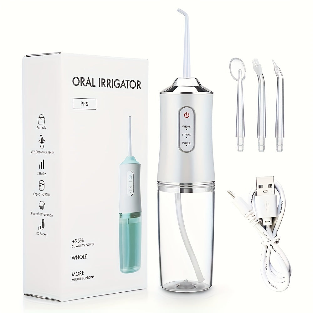 Cordless Oral Scrubber with 4 Function Nozzle