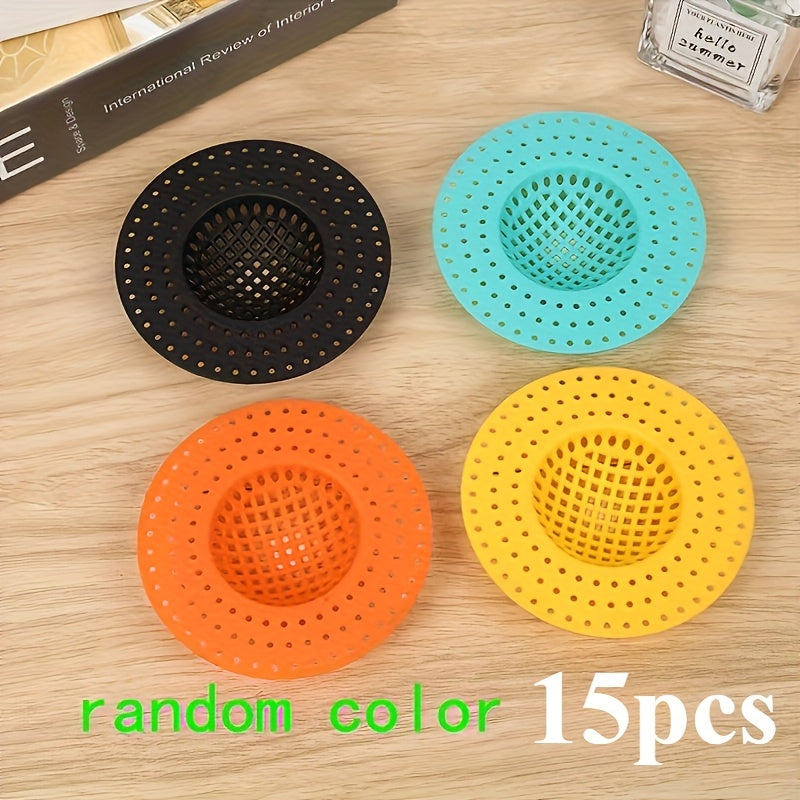 Anti‑Clog Sink Drain Filter Set – Random Color, Multi‑Pack