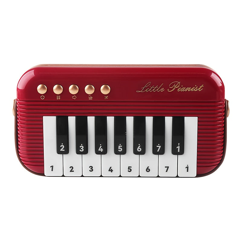 15-Key Portable Electronic Piano Keyboard for Beginners and Practice