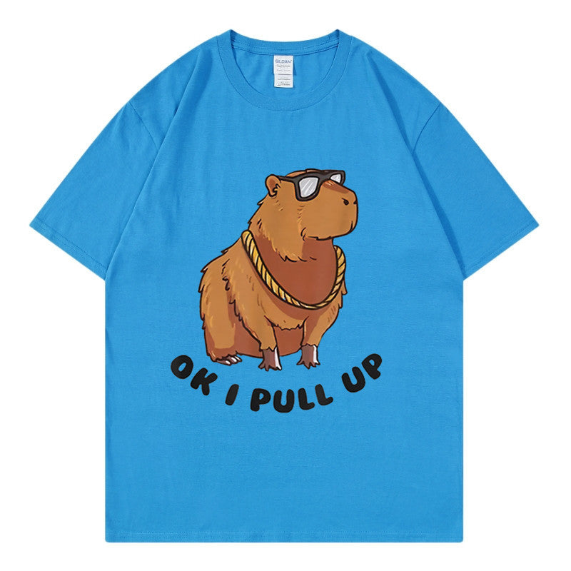 Men's Hip Hop Graphic Tee Loose Streetwear T-Shirt