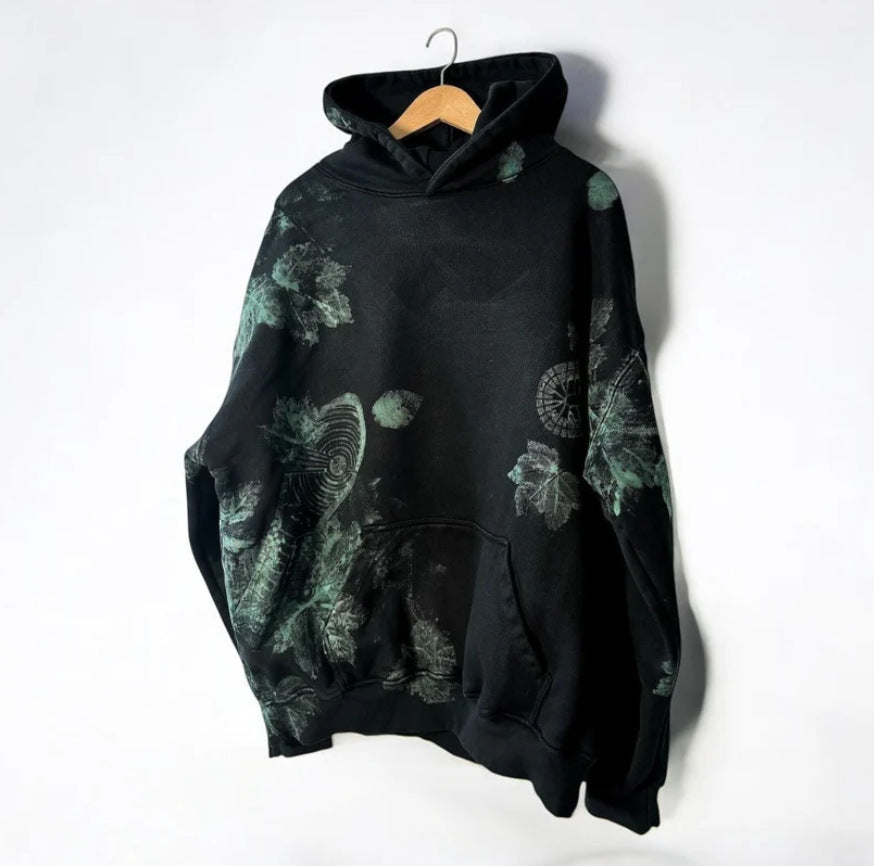 Cozy Butterfly Knit Hooded Sweatshirt