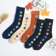 Cozy Flower Stockings