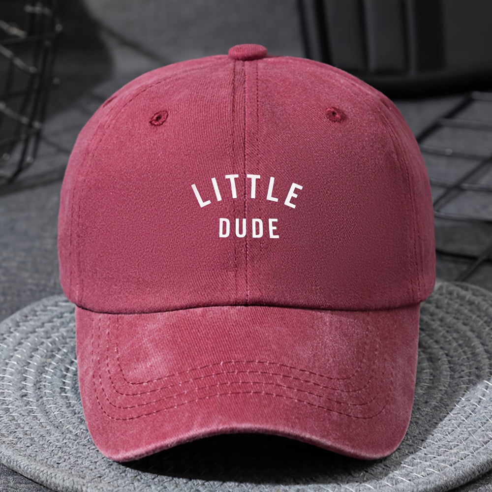 Printed Washed Vintage Baseball Cap for Kids