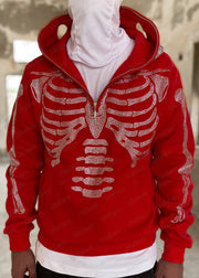 Personalized Graphic Embroidered Loose Pullover Hoodie