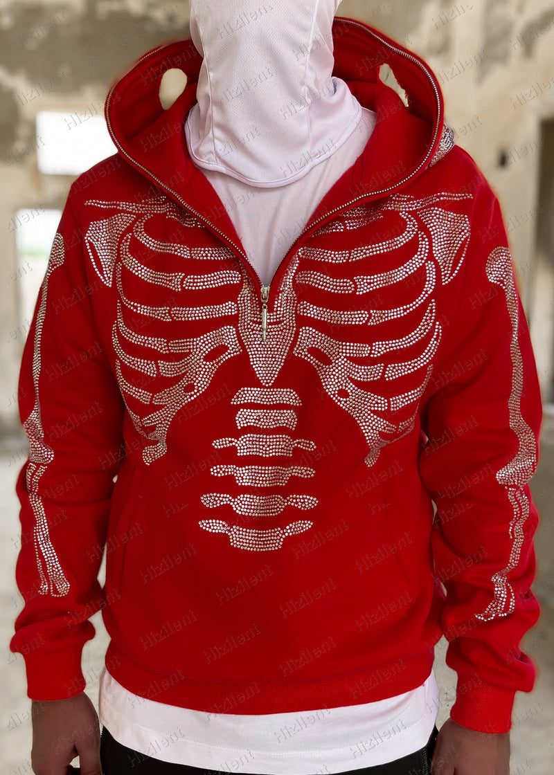 Personalized Graphic Embroidered Loose Pullover Hoodie