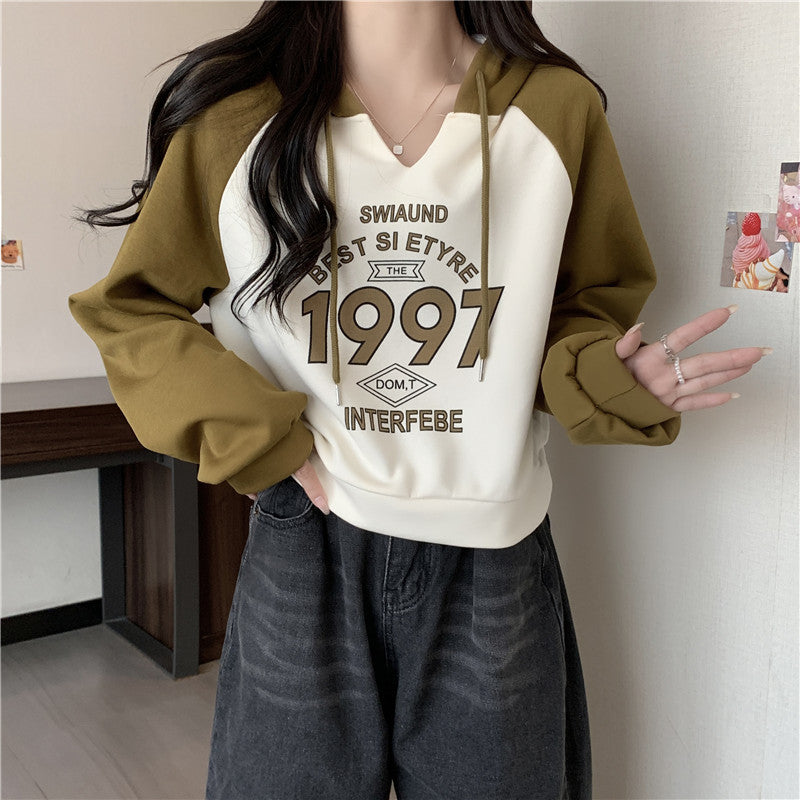 Women's Casual Loose Hooded Sweatshirt