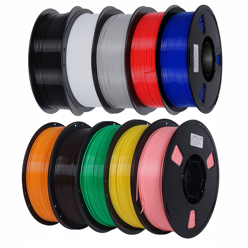 PLA Filament 1.75 mm – 1 kg Spool – High‑Purity Plastic for FFF/FDM 3D Printing – Suitable for Hobbyists and Schools