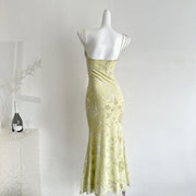 French-style Tulle Long Dress Strapless Dress