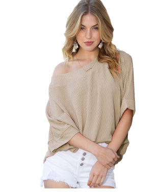 Casual Batwing Sleeve Pullover Sweater for Women