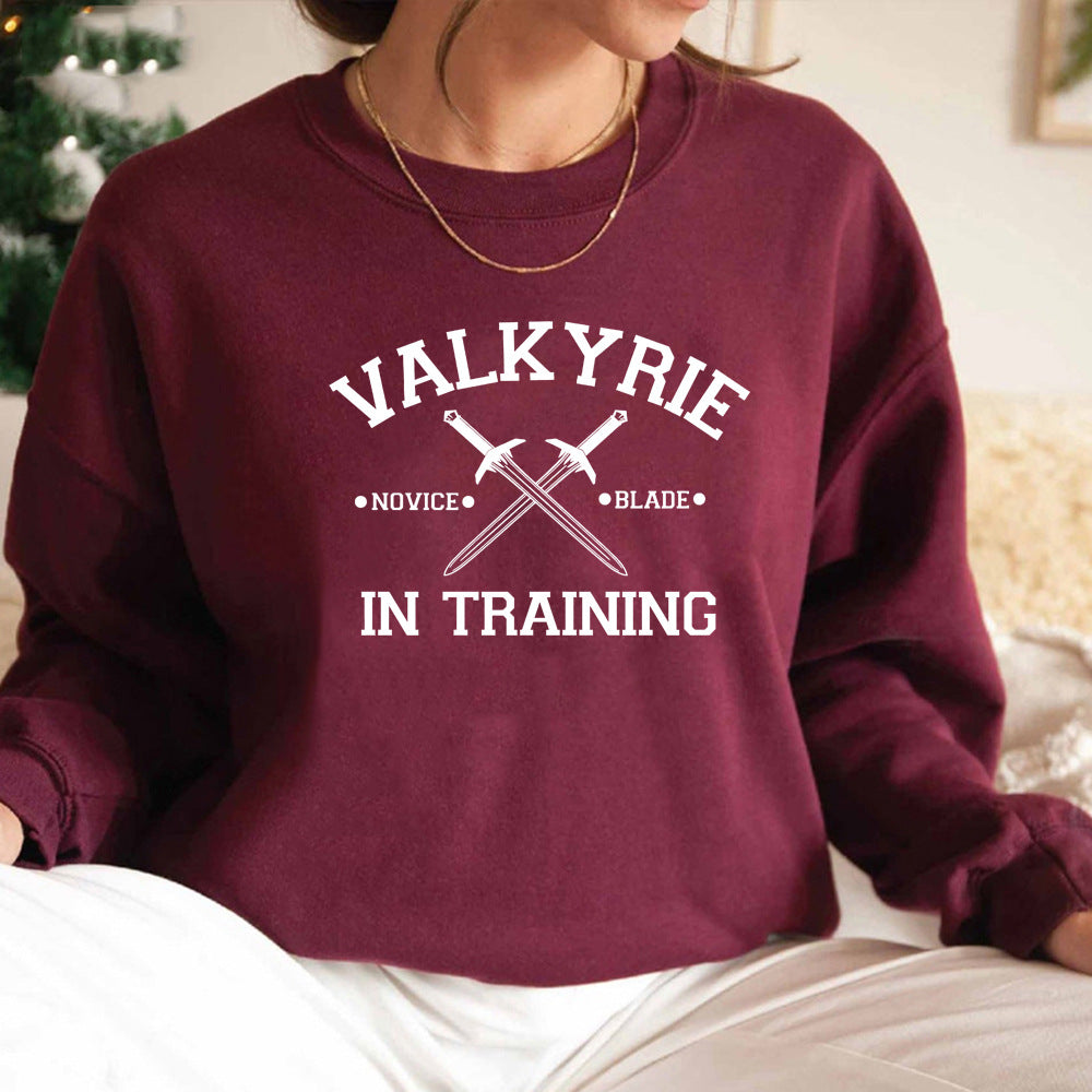 Valkyrie in Training Bookish Graphic Sweatshirt