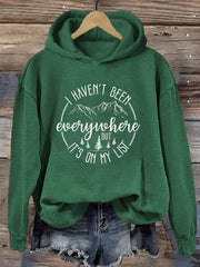 Women's 3D Printed Casual Hooded Sweatshirt