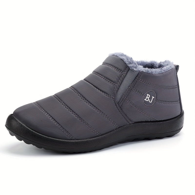 Ultra‑Warm Unisex Winter Boots – Non‑Slip Thick Sole, Arctic Warmth, Low Heel, Round Toe