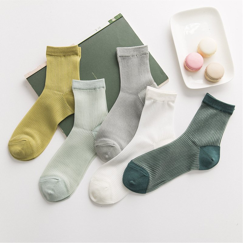 Ultra-Thin Breathable Socks for Women - 5 Pack