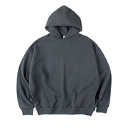 Unisex Fleece-Lined Drop Shoulder Casual Pullover Sweater