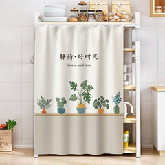 Practical Storage Rack Sundries Shade Curtain Wardrobe Dustproof Ugly