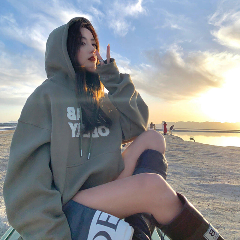 Chic Designer Hooded Sweatshirt for Women