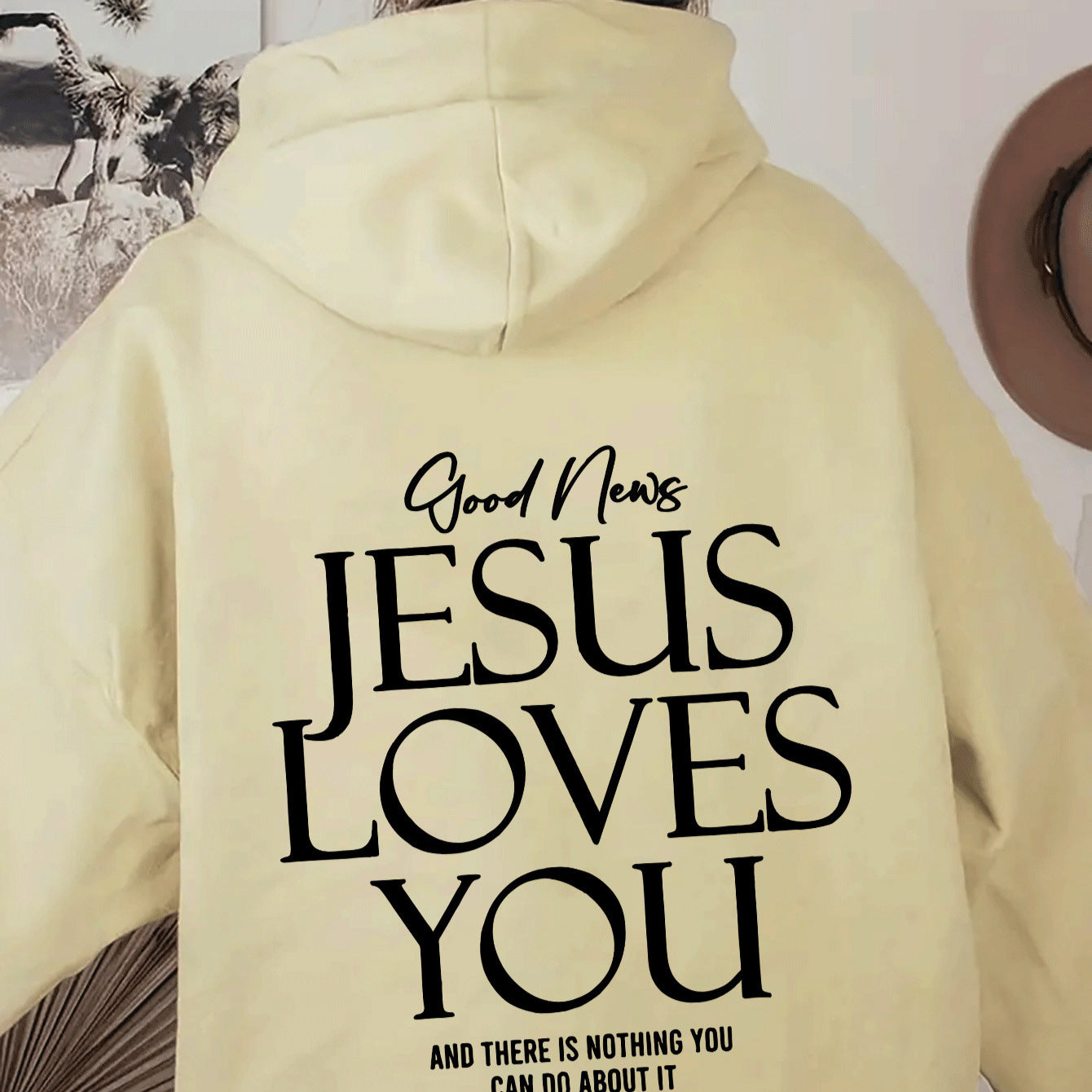 Dear Person Behind Me Positivity Hoodie with Pocket