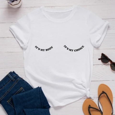 Women's Printed Summer Crew Neck T-Shirt – Casual Straight Fit