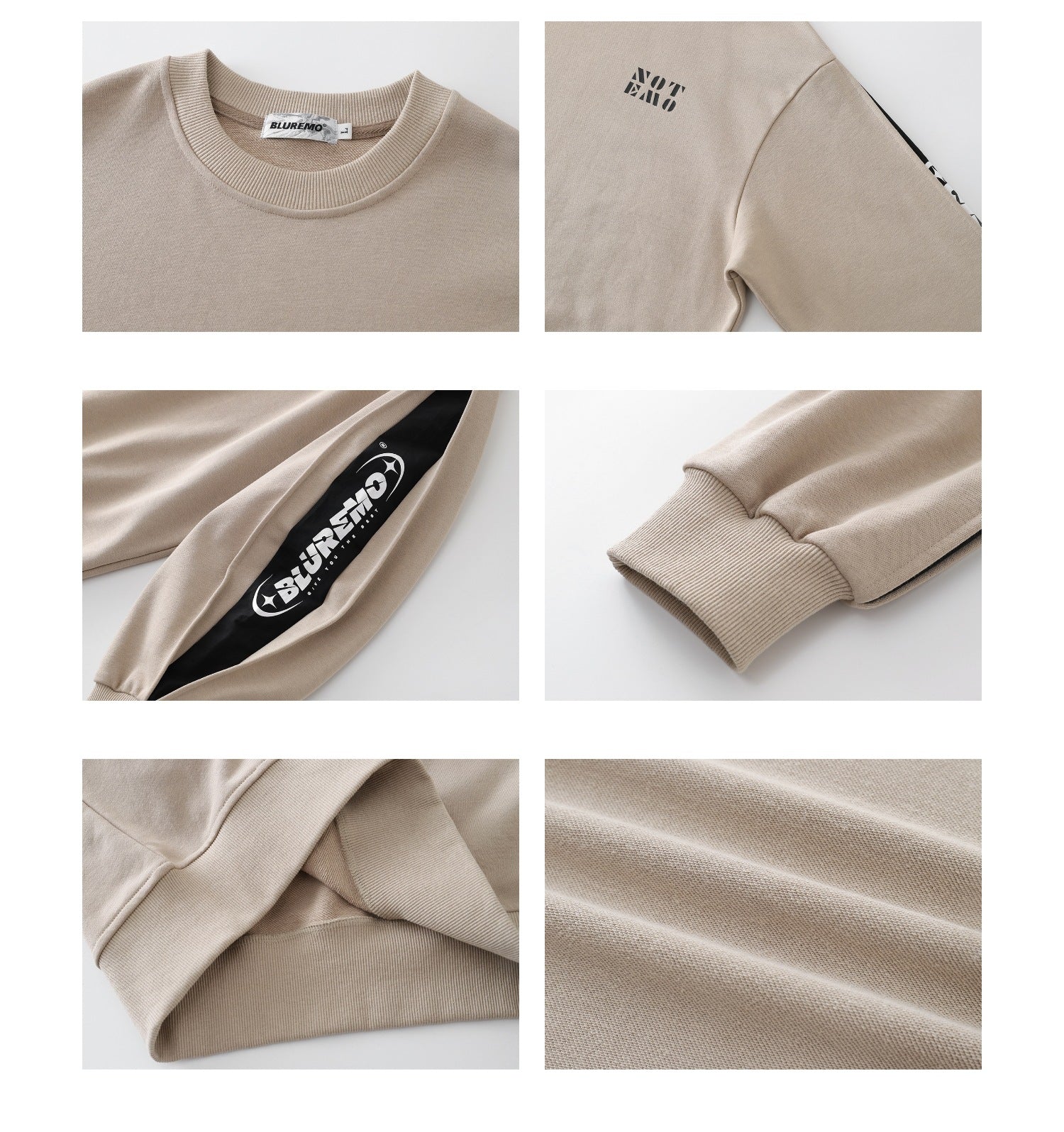 Contrast Letter Print Crew Neck Sweatshirt