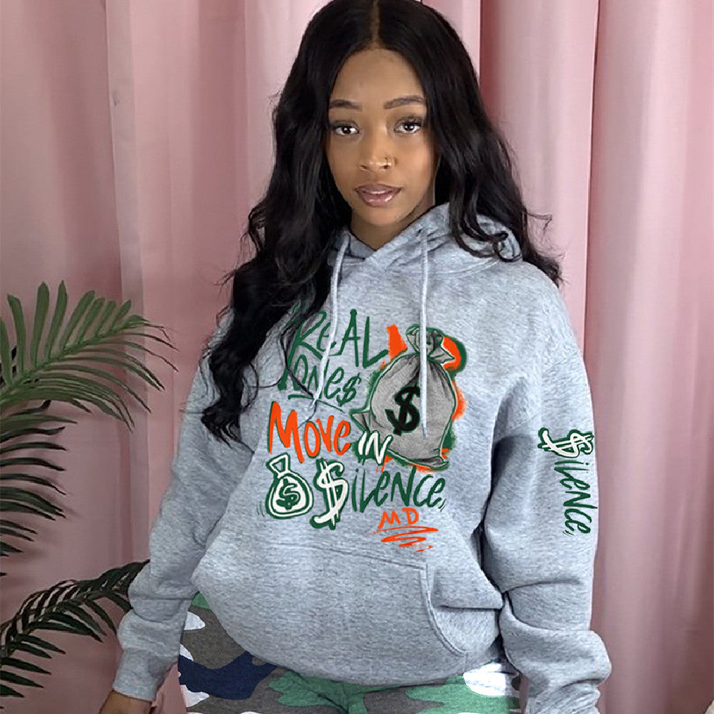 Women's Casual Loose Printed Sweatshirt