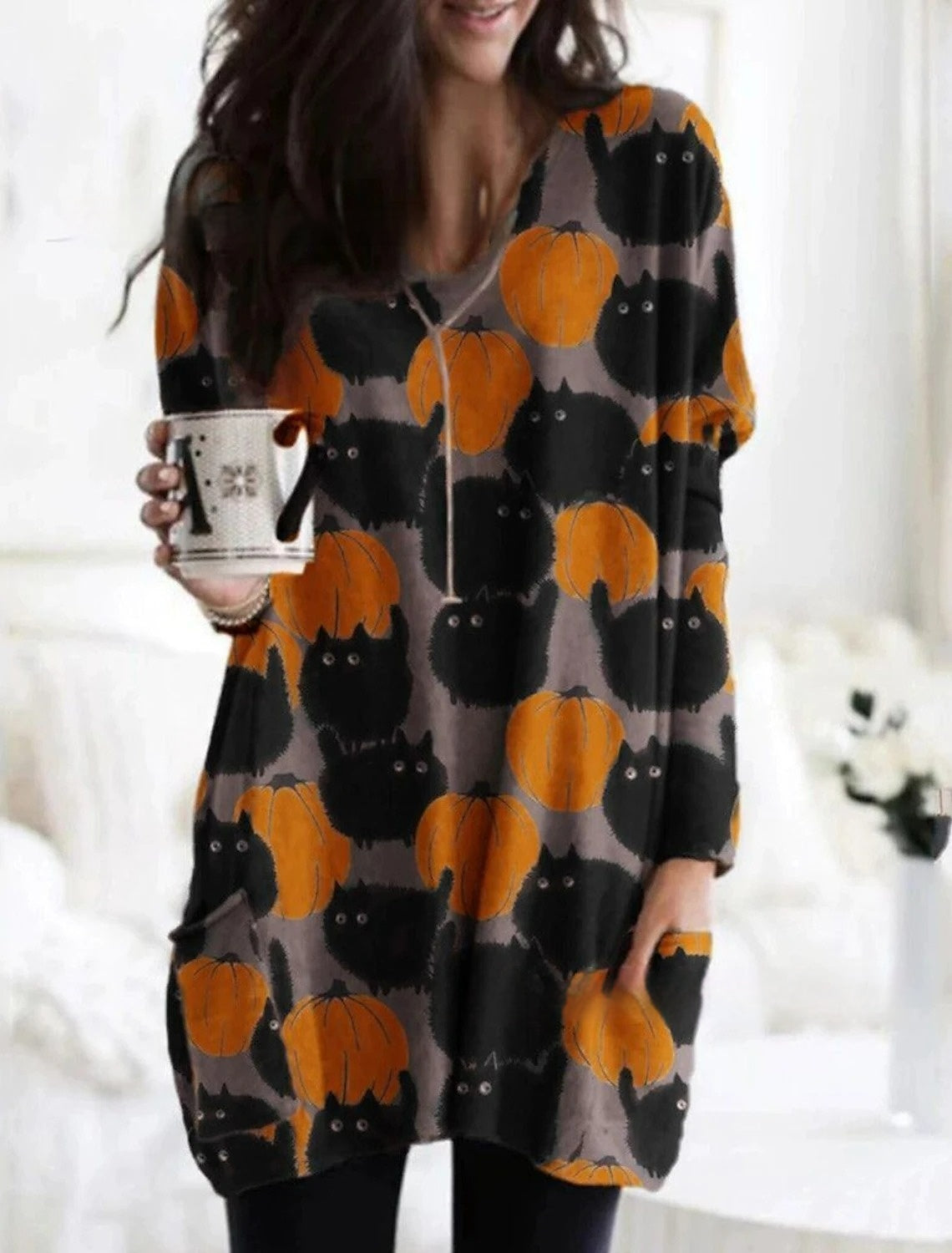 Women's Long-Sleeve Pocket T-Shirt