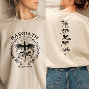 Chic Printed Round Neck Pullover Sweatshirt