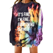 Custom Printed Text Hoodie Streetwear Pullover