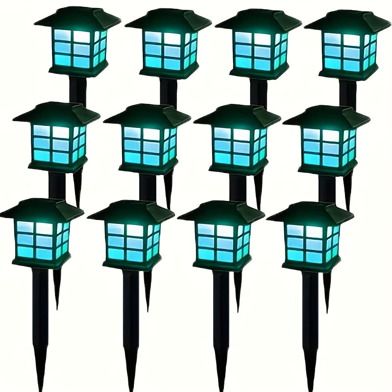24/12/6pcs Halloween Solar Outdoor Lights, IP44 Waterproof Walkway Lights, LED Landscape Lighting Garden Lights, Suitable For Walkways, Driveways, Courtyards And Lawns, Solar Garden Decorations...
