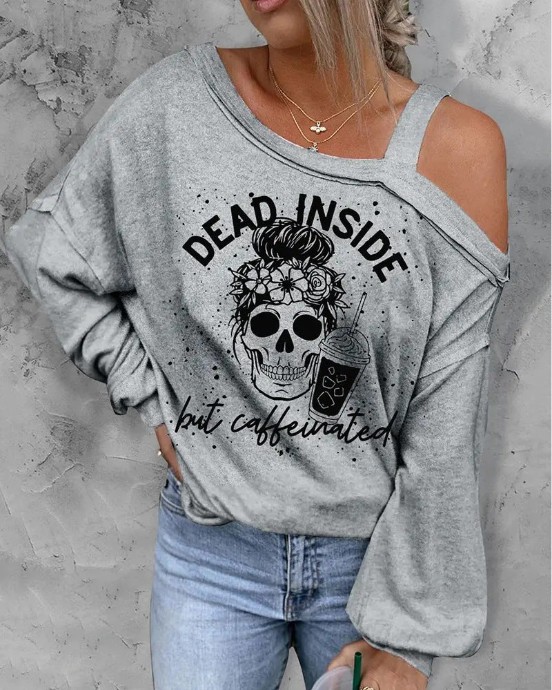 Halloween Christmas Pumpkin Printed Thin Sweater For Women
