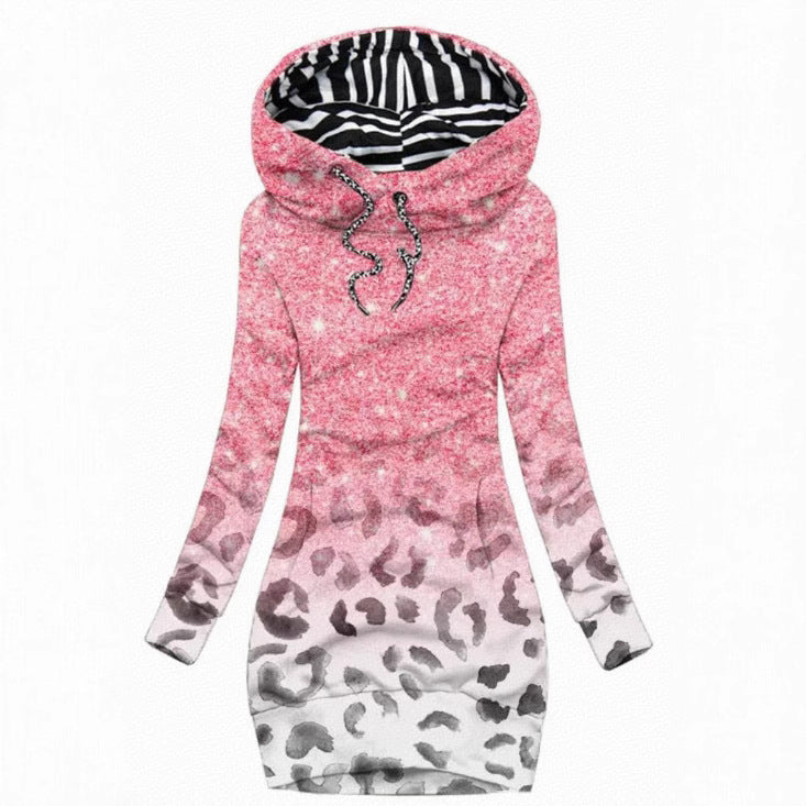 Women's 3D Printed Casual Long Sleeve Sweater