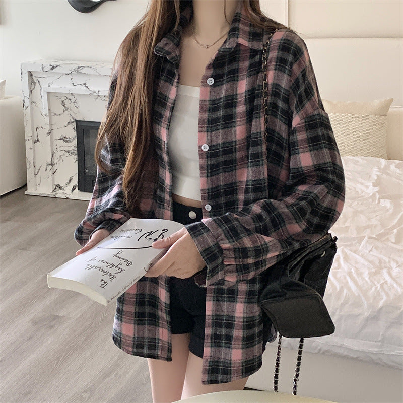 Idle Style All-match Lantern Long Sleeve Shirt Coat