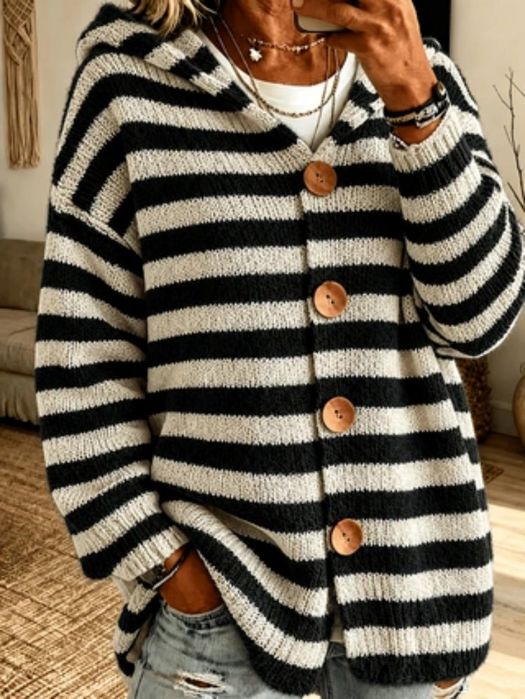 Striped Casual Fashion Women's Sweater