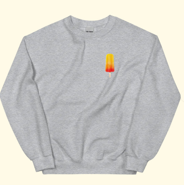 Cartoon Ice Pop Graphic Sweatshirt
