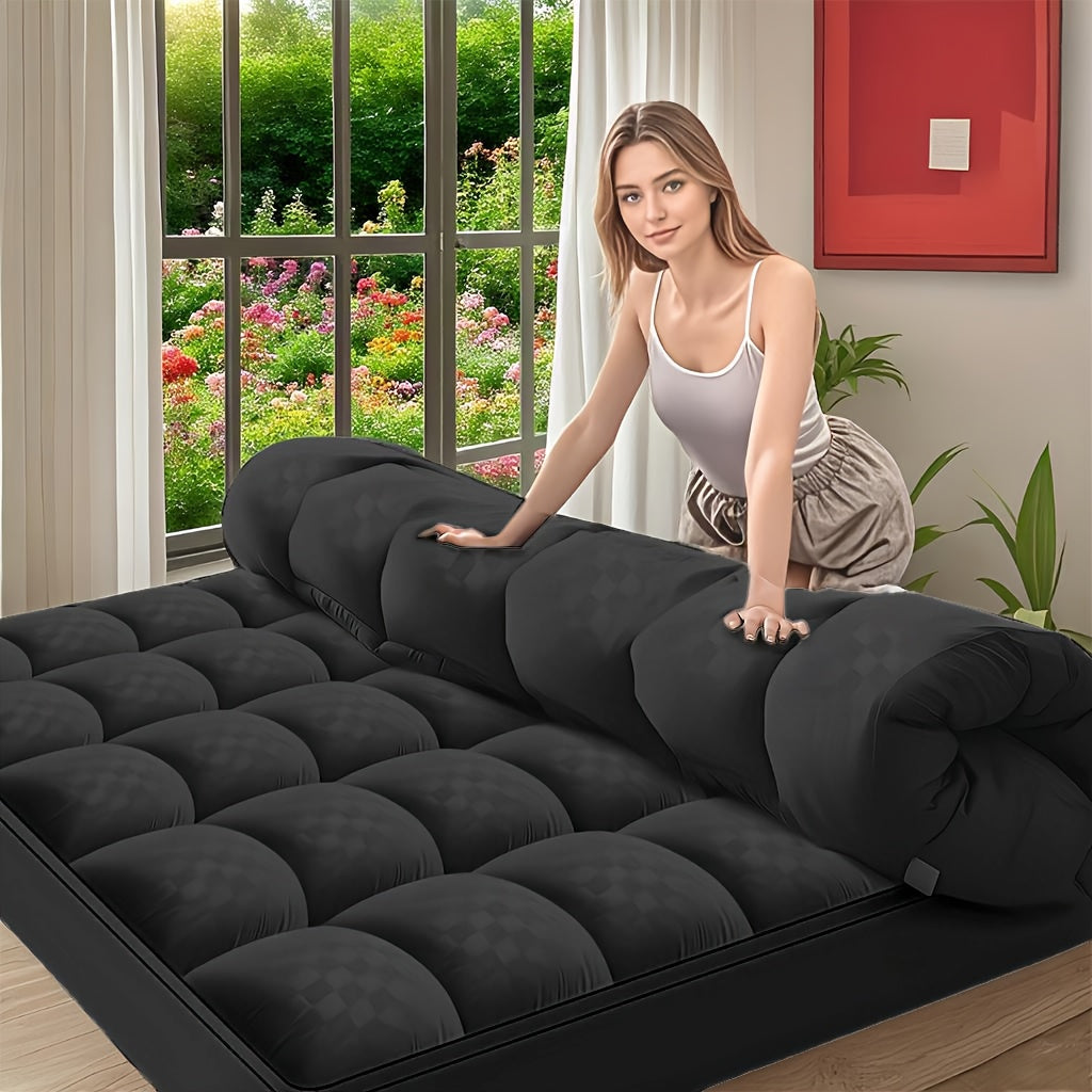 Mattress Topper, Extra Thick Mattress Pad Pillow Top Mattress Cover Quilted Fitted Mattress Protector Top Stretches up 8-21\" Deep Pocket Cooling with 2000 GSM