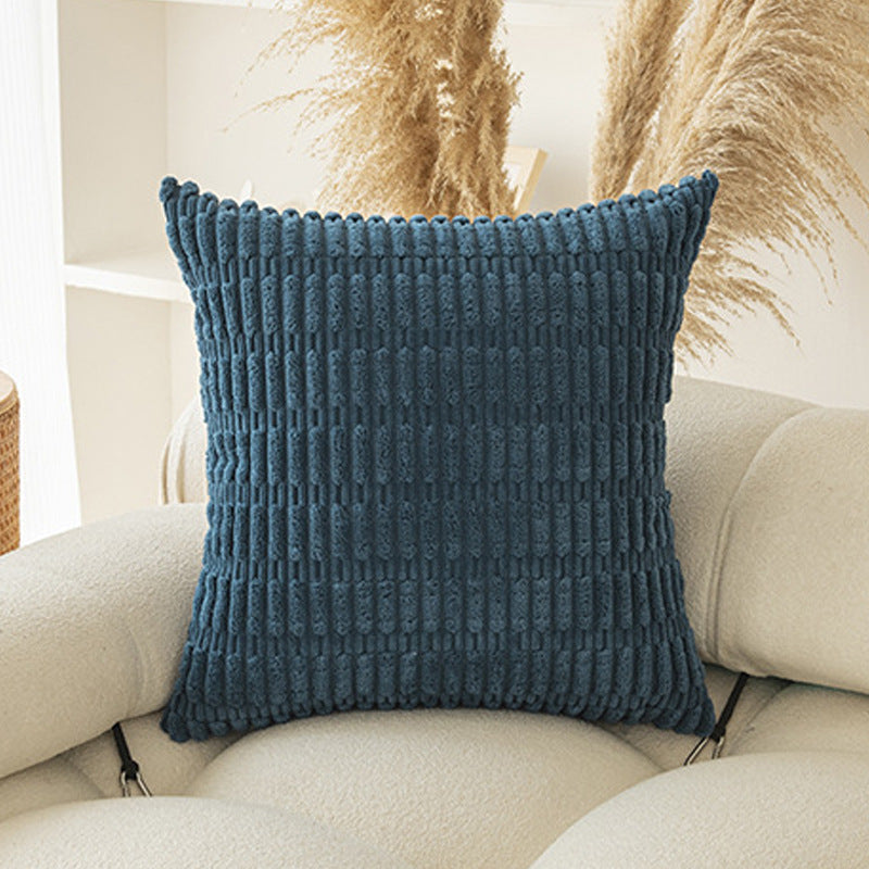 Modern Corduroy Sofa Cushion Cover - Wheat Grain Pattern