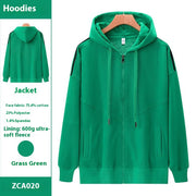 Plush Velvet Hooded Sweatshirt with Warm Lining