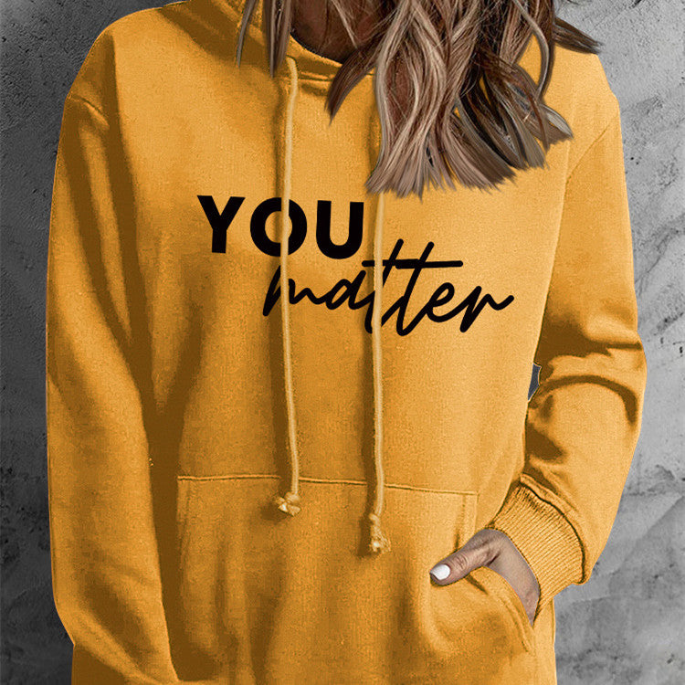 Women's Printed Graphic Pullover Hoodie with Pocket