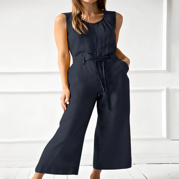 Elegant Solid-Color Work & Sportswear Romper
