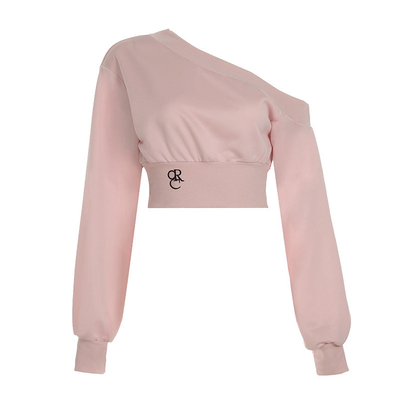 Chic Cropped Slim-Fit Sweatshirt