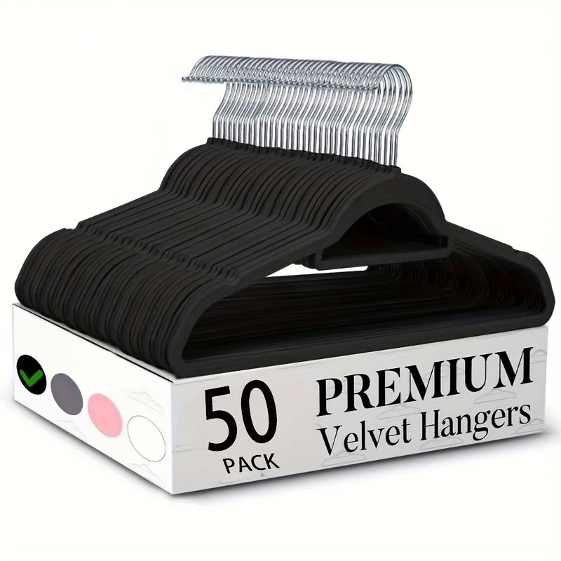 20/50 Count Premium Velvet-Grip Hangers