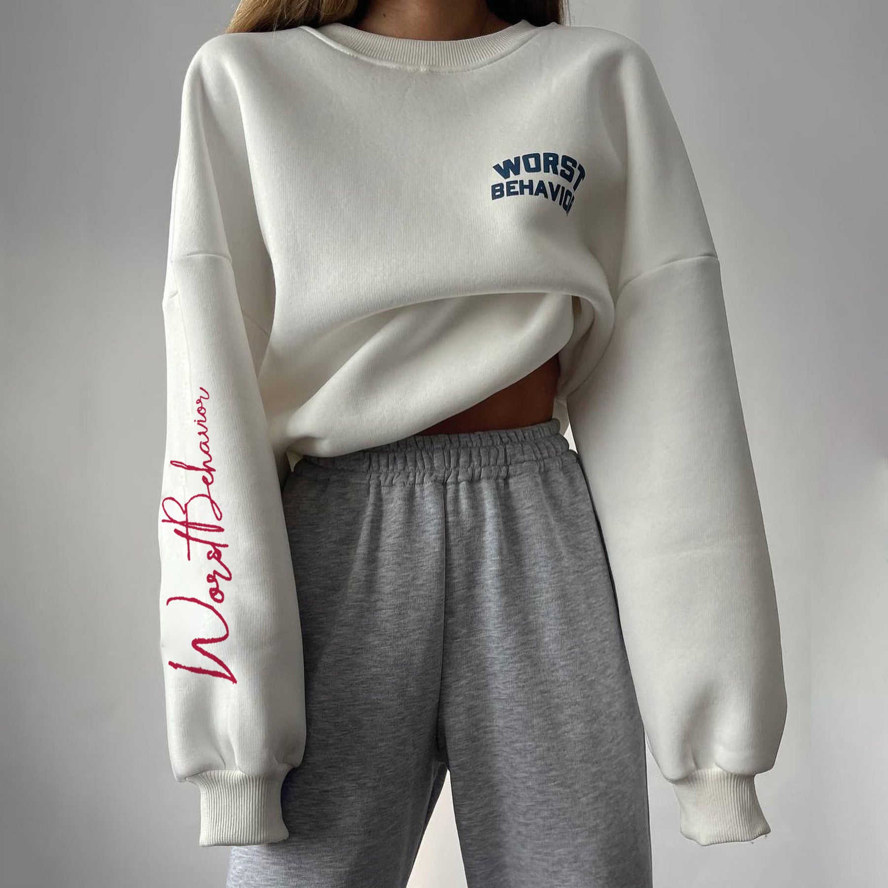 Cozy Japanese Round Neck Women's Sweater