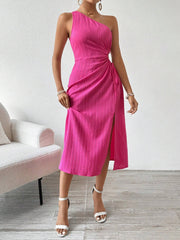 Elegant and Sexy Off-the-shoulder Slit Dress for Women