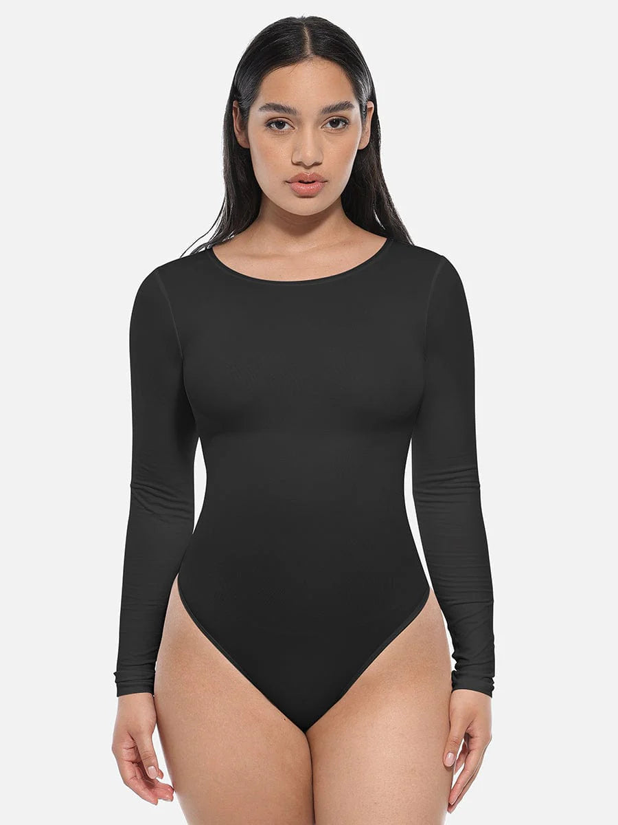 Seamless Long Sleeve Shapewear Slimming Bodysuit