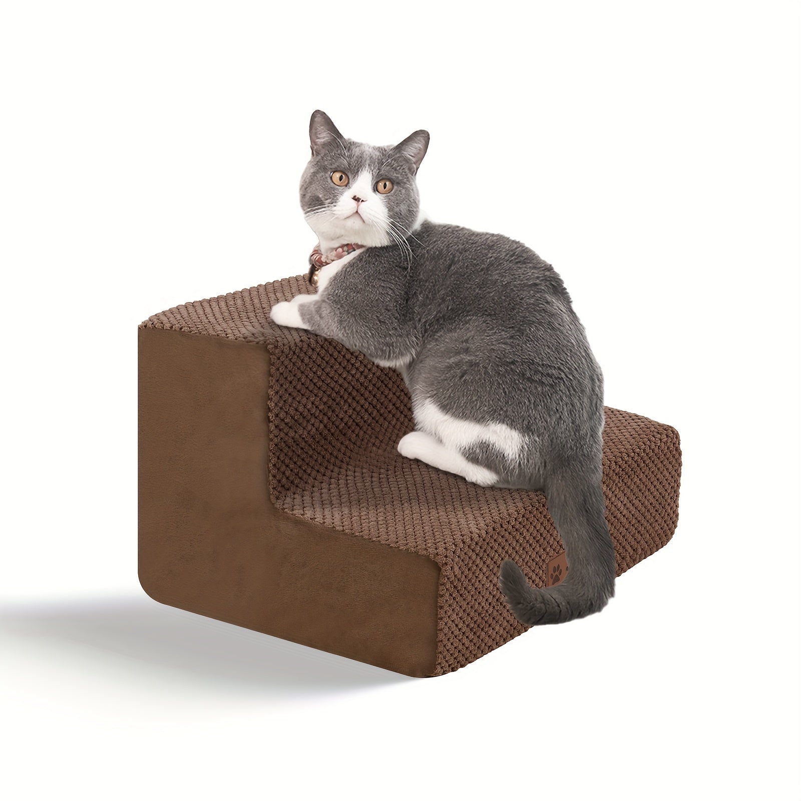 2, 3, 4, 5 Step Dog Stairs - Non-slip, Washable, Pet Stairs For Small/medium/large Dogs