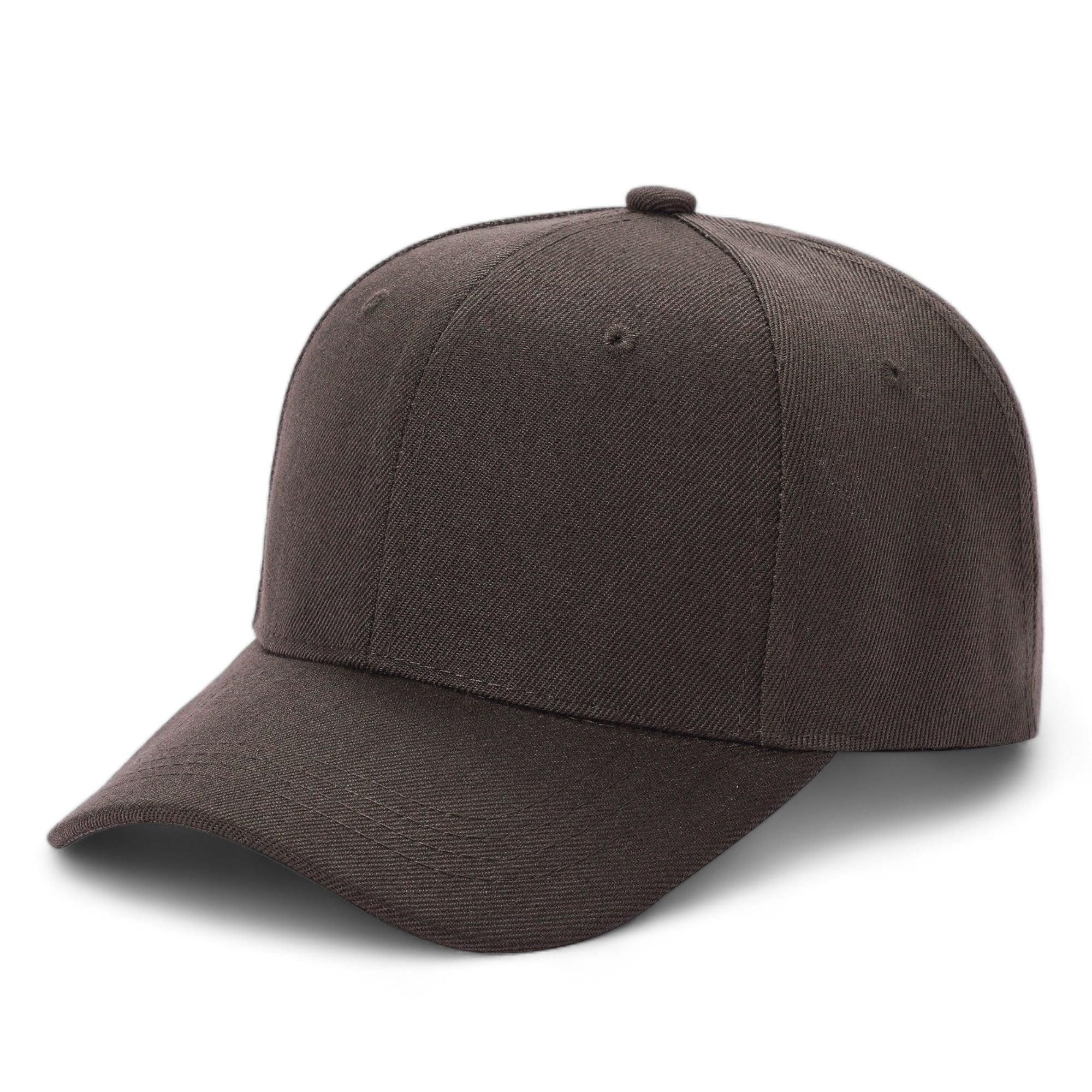 Unisex Premium Adjustable Baseball Cap – Solid Plain Color with Curved Visor