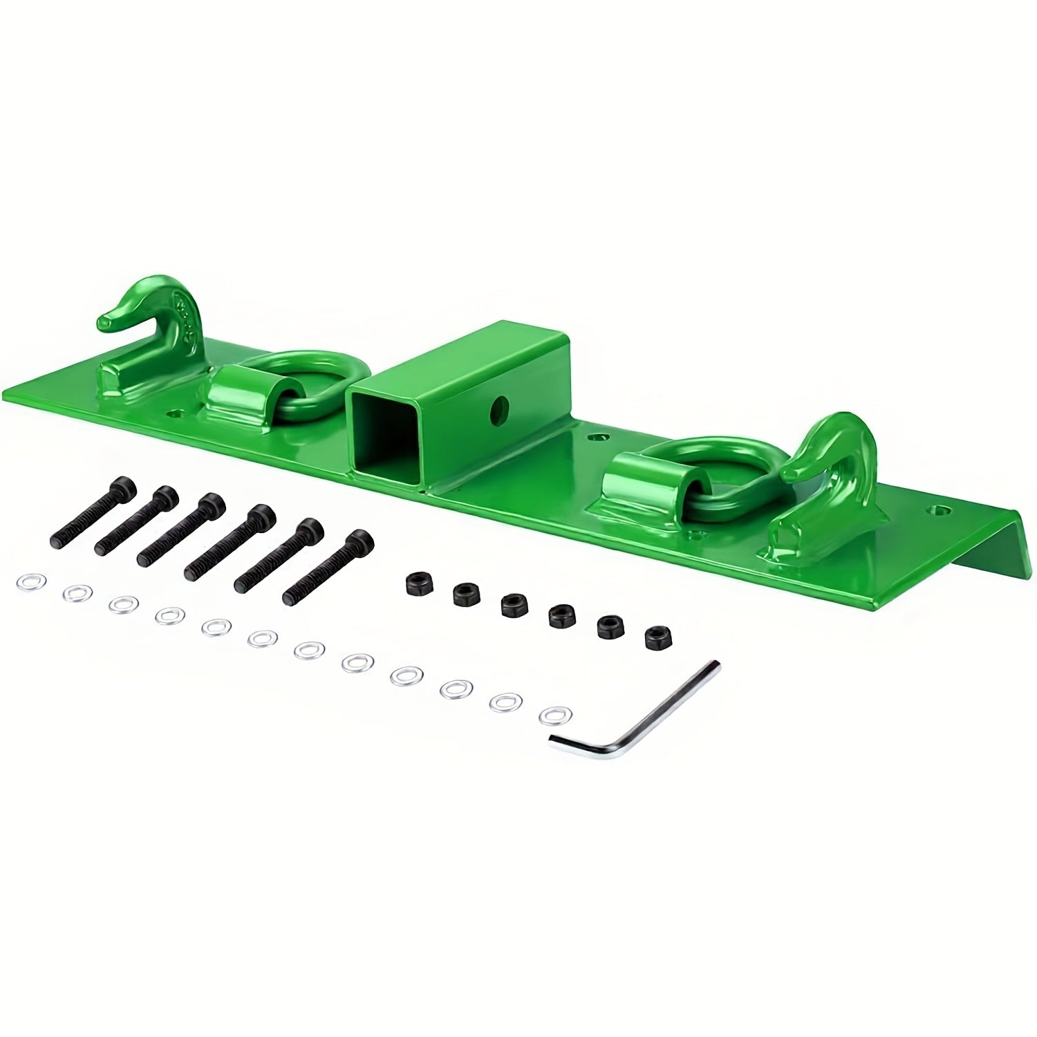 Heavy Duty Bolt On Compact Tractor Bucket Hooks | 2" Receiver Compatible with JOJOKA 1025R 2320 2520 2720 2025R 2032R 2038R 3032E 4010 4100 41