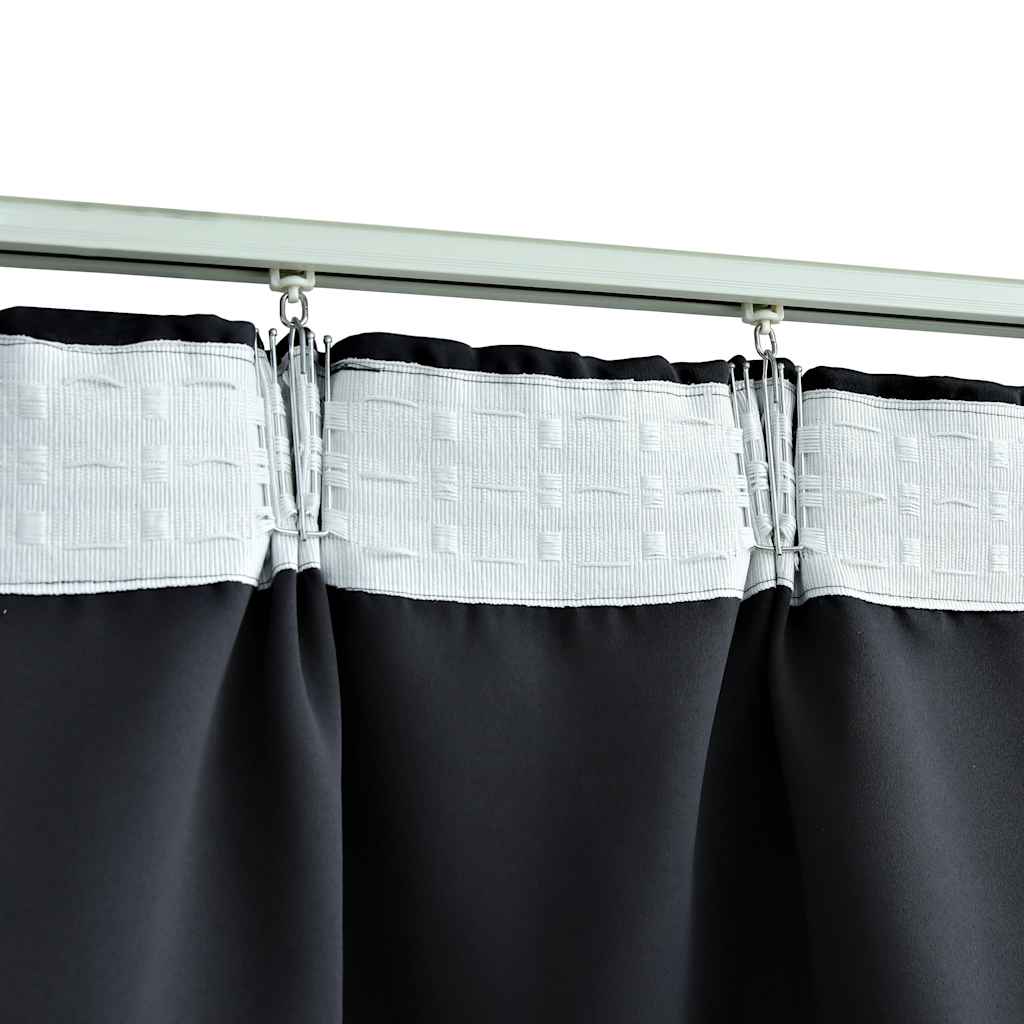 Blackout Curtain with Hooks Blackout Curtain with Hooks