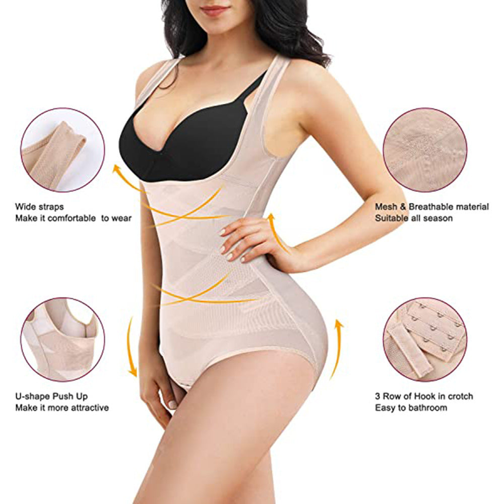 Breathable Mesh Underwire Bodysuit & Tummy Sculptor