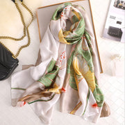 Lotus Floral Sun Protection Scarf